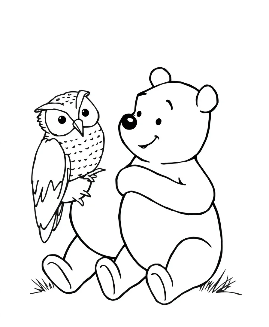 Pooh and Owl's Wisdom