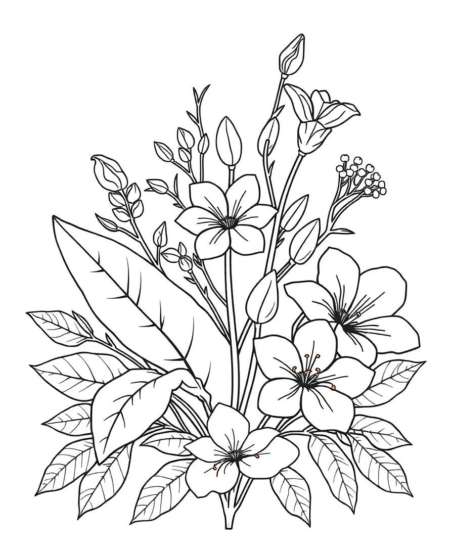 Stylized Botanical Illustrations