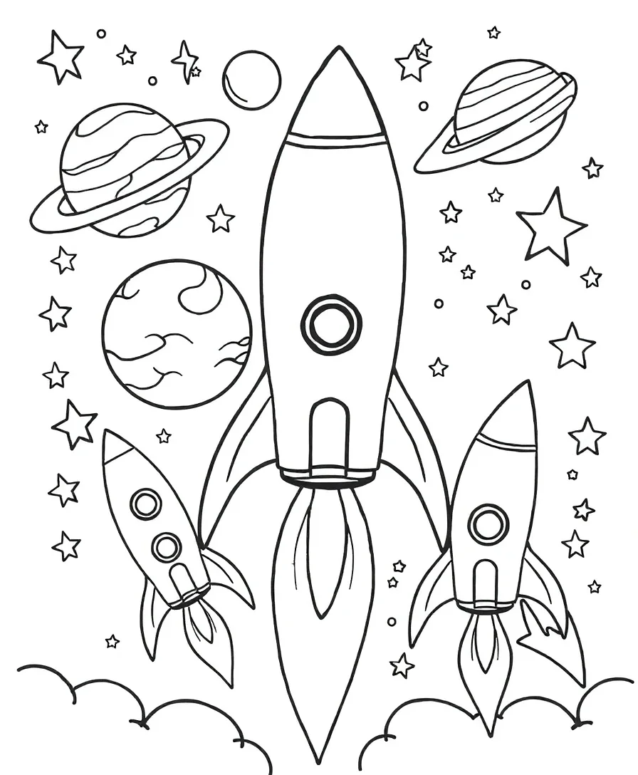 Whimsical Space Adventure