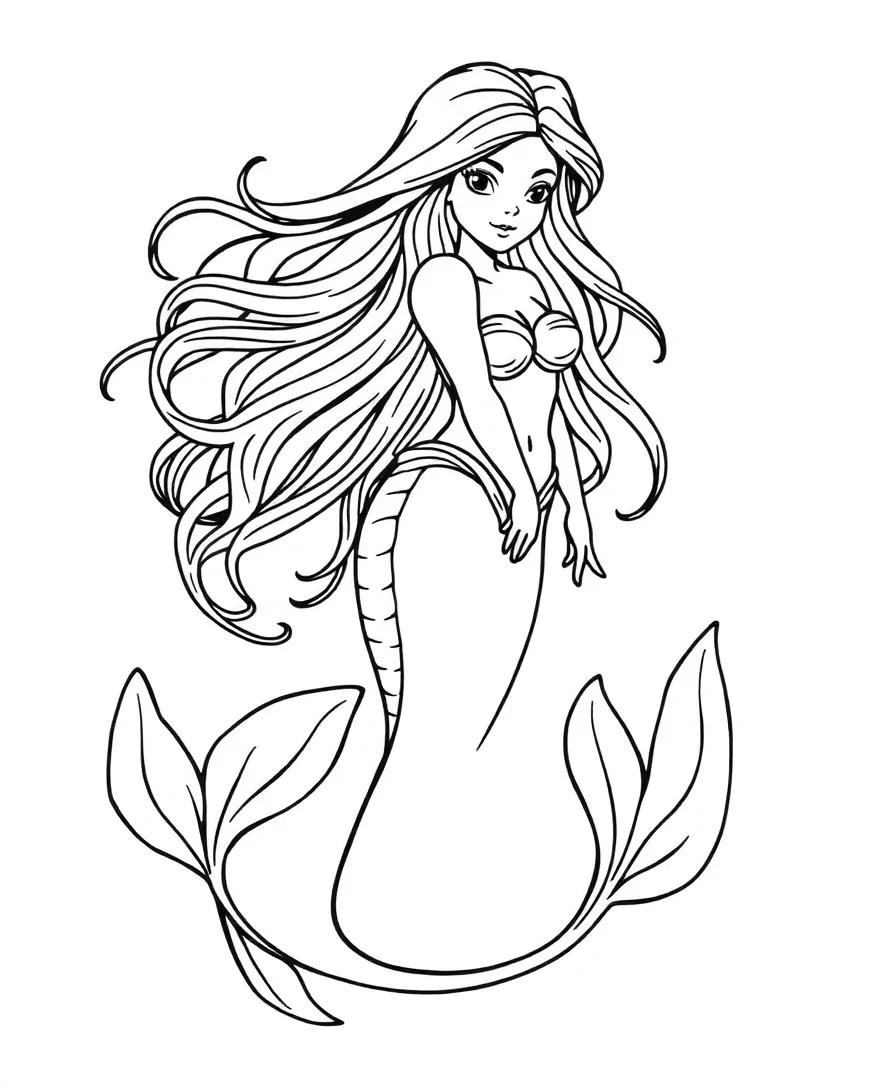 Charming Little Mermaid