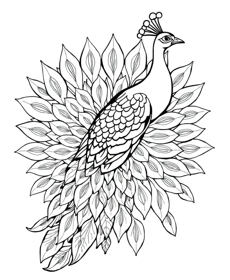 15 Stunning Bird Coloring Pages for Creative Line Art Enthusiasts