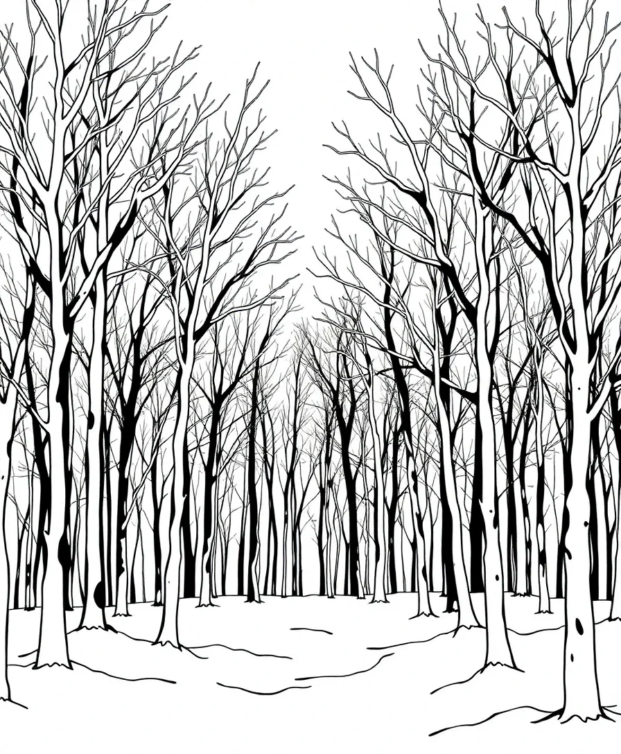 Winter Wonderland Forest