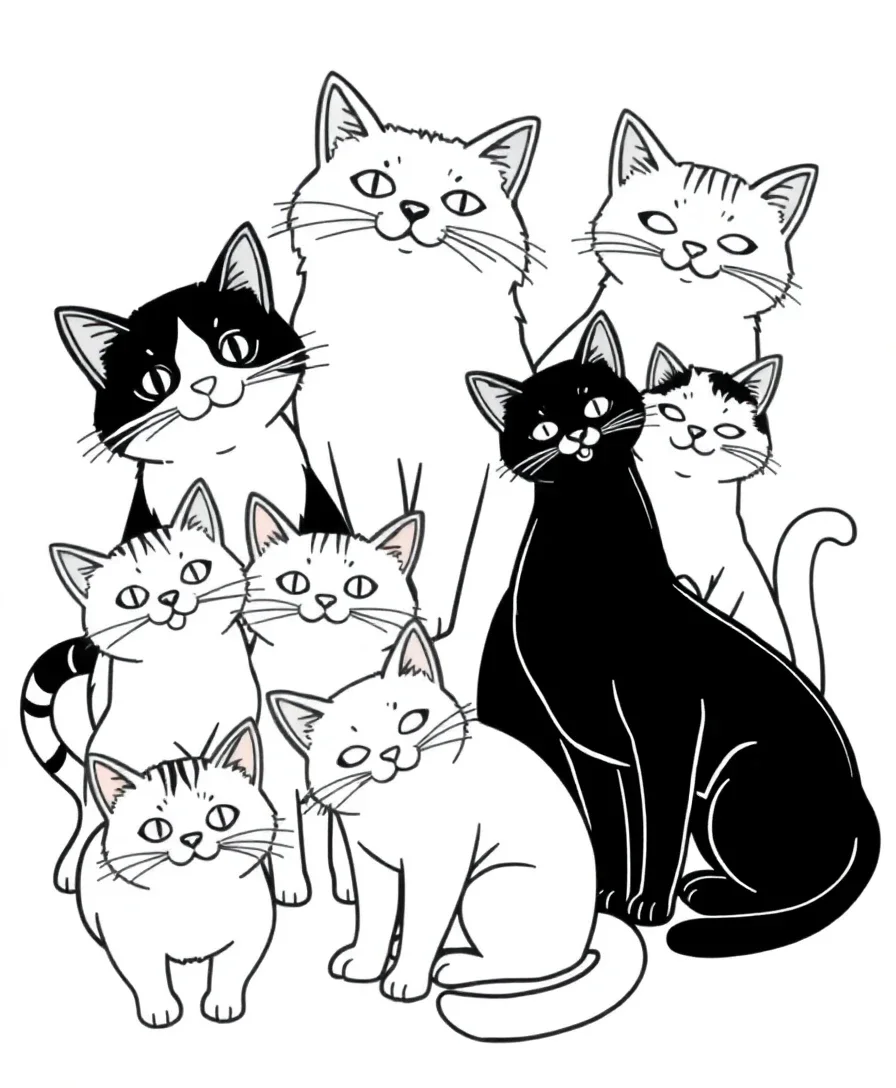 Charming Cat Companions