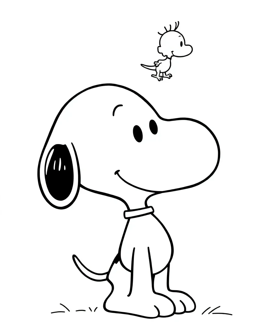 Snoopy and Woodstock