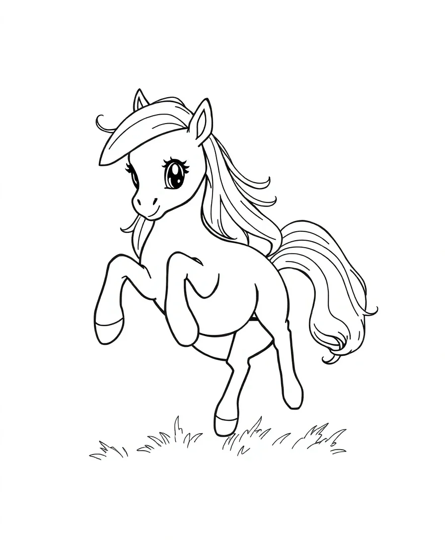 Playful Pony Pose
