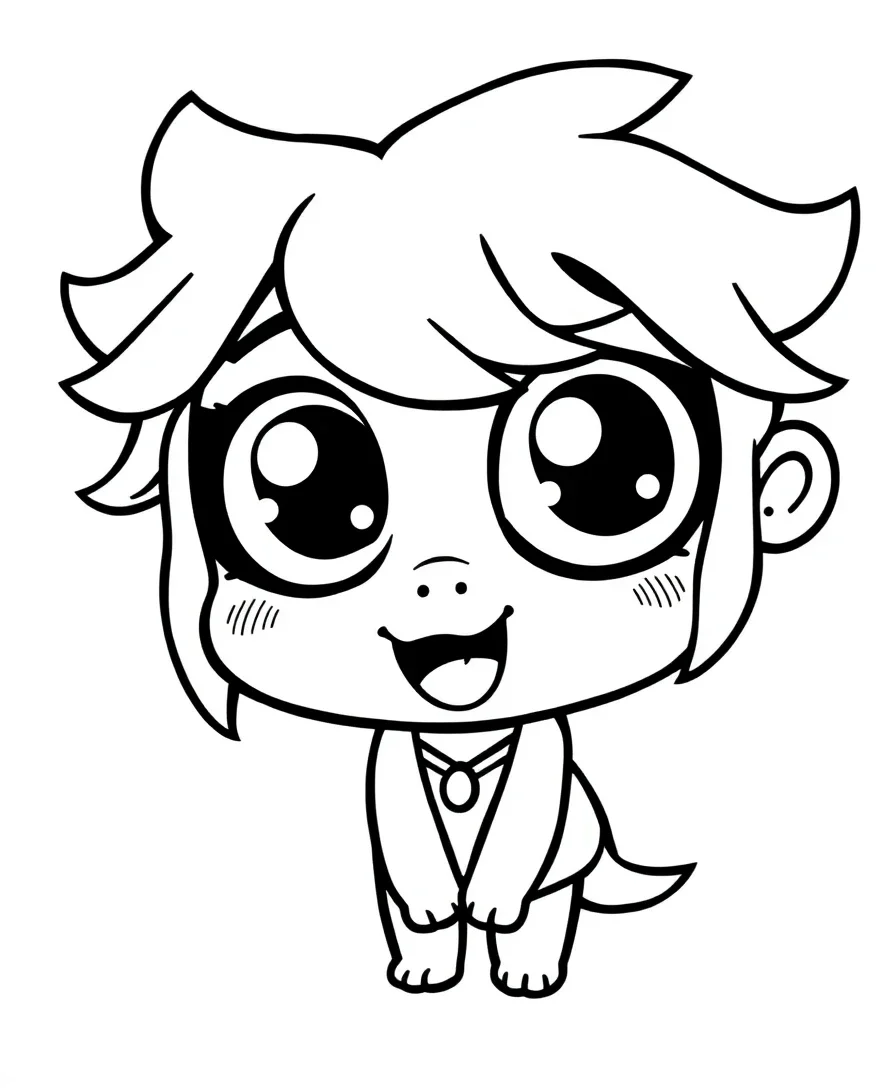 Charming Chibi Character