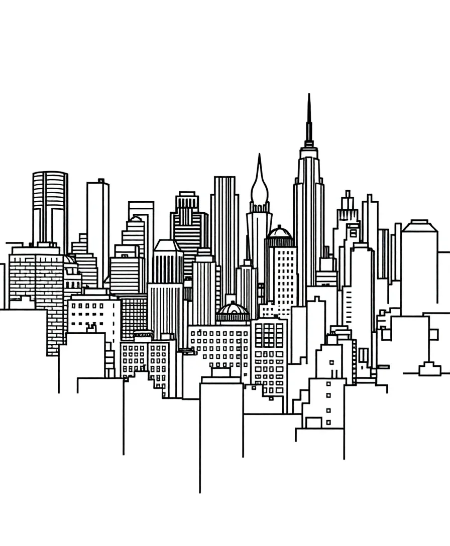 Gotham City Skyline