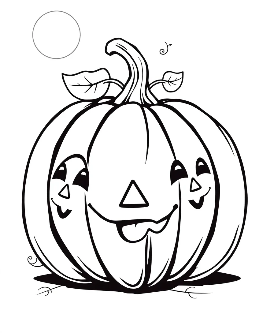 Whimsical Pumpkin Faces