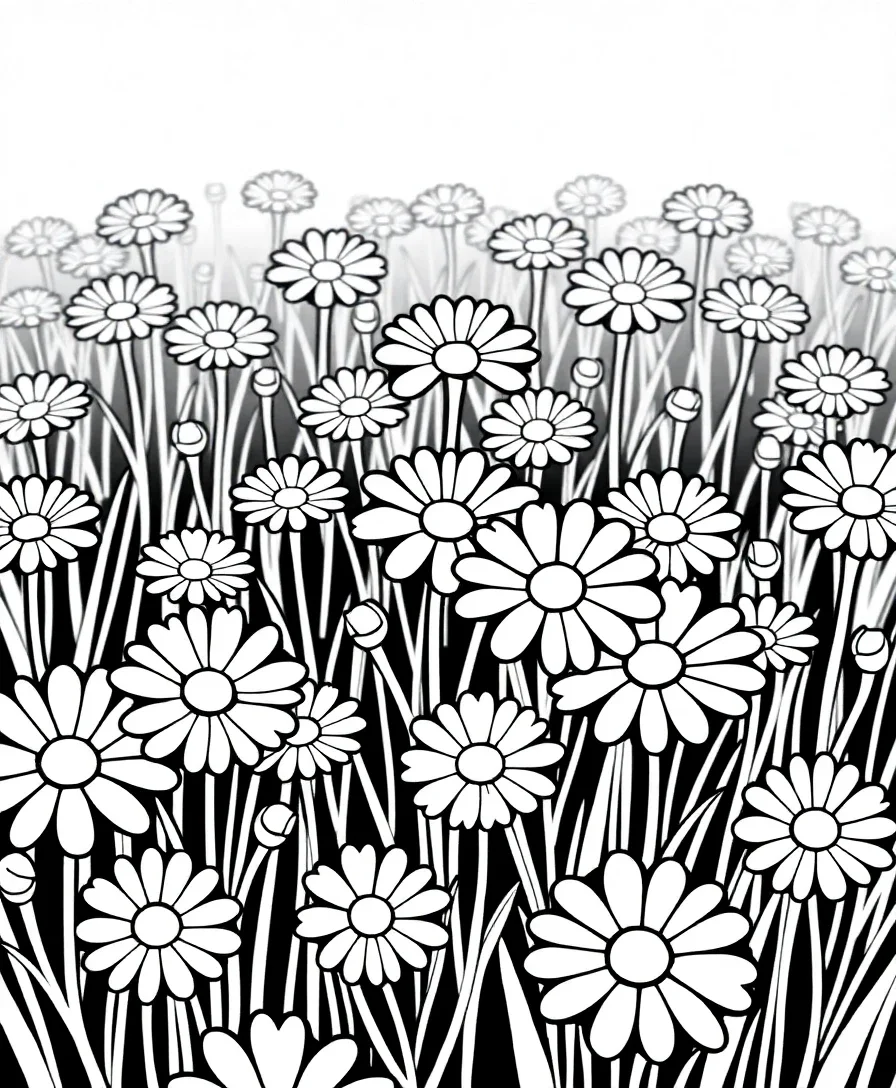 Delicate Daisy Pattern