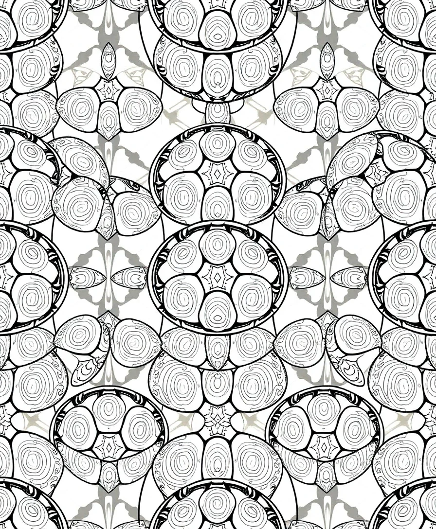 Intricate Football Pattern
