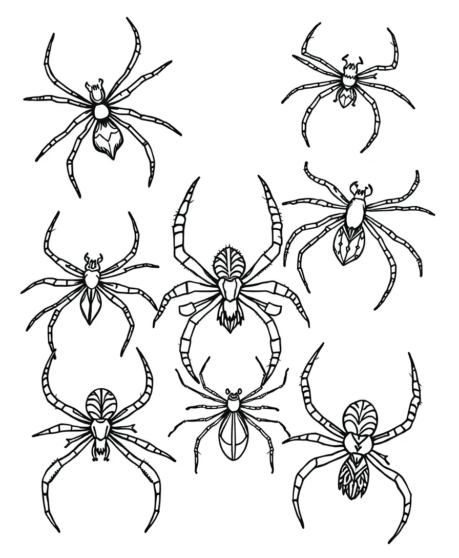 Creepy Crawly Spiders
