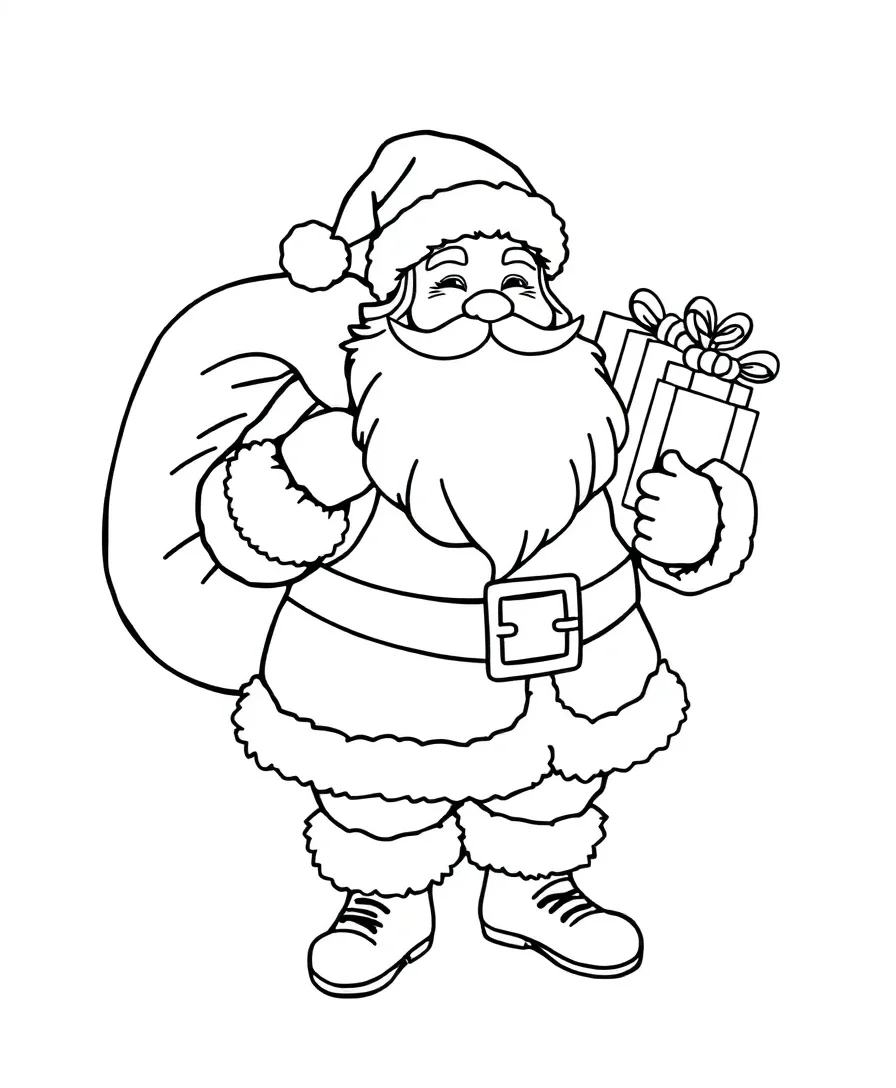 Joyful Santa Claus