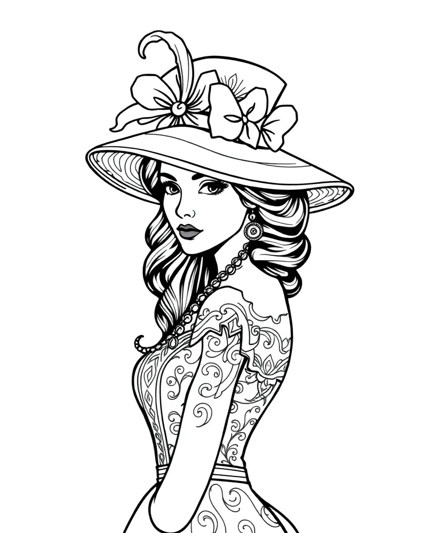 Vintage Victorian Lady