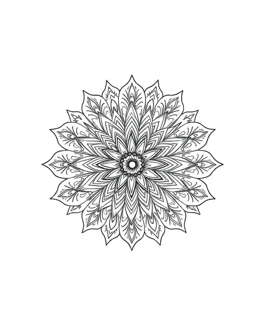 Intricate Mandala Edges