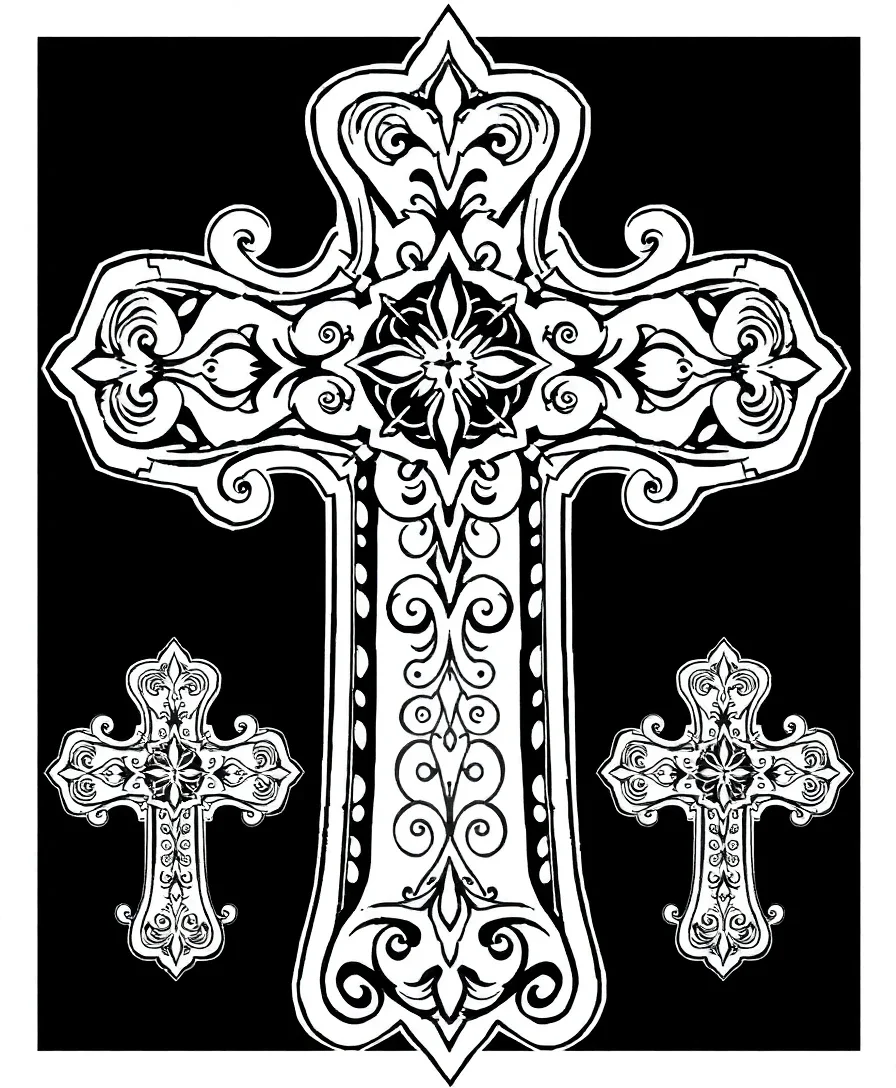 Crosses with Intricate Designs