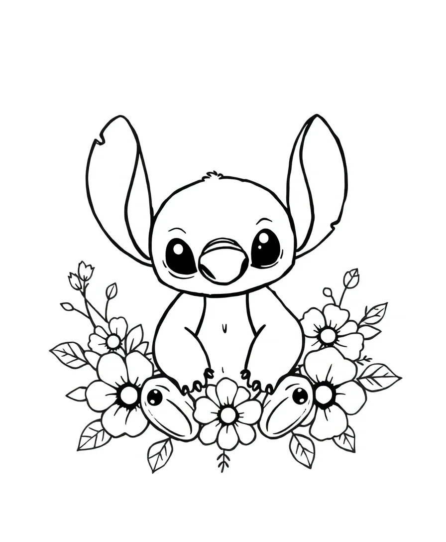 Stitch with Floral Accents