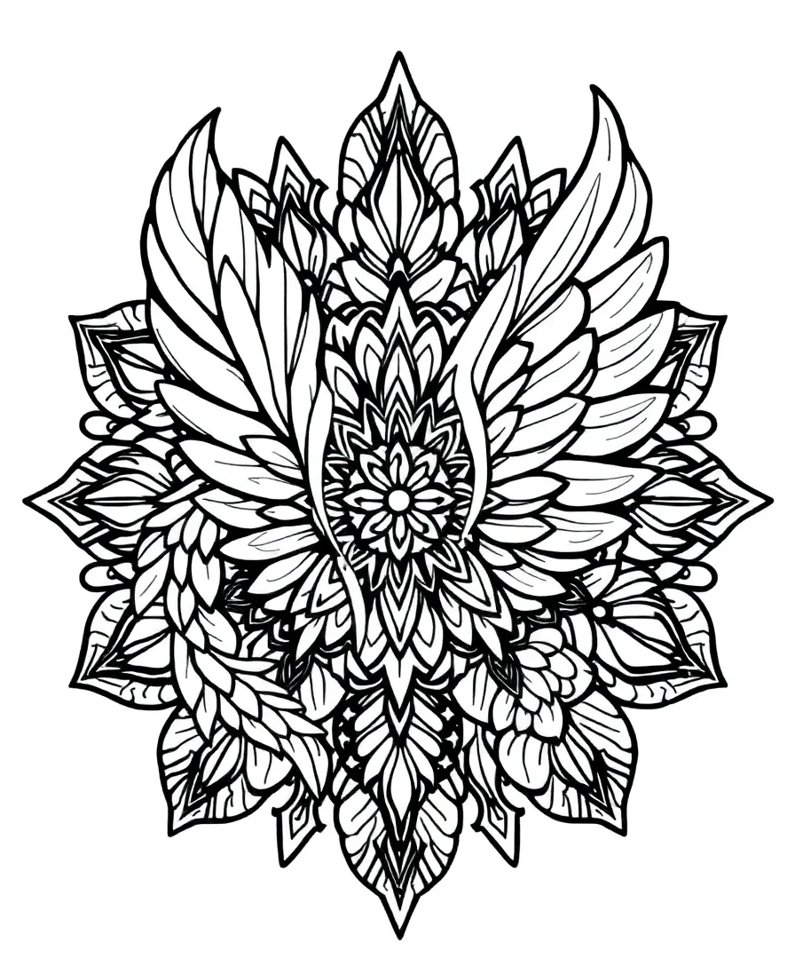 Animal-Inspired Mandala