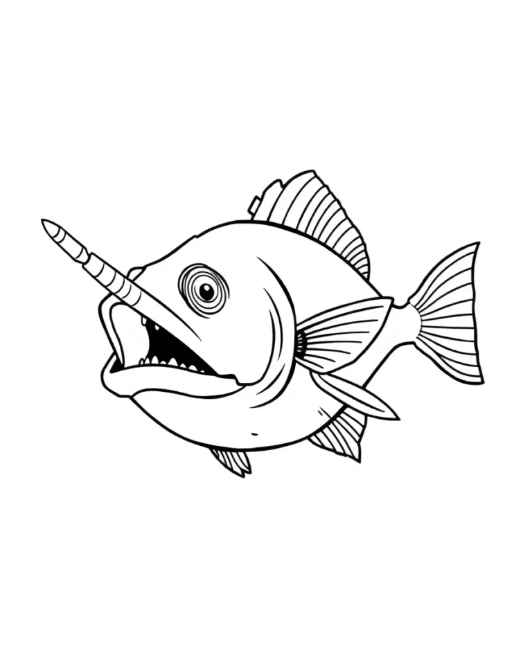 15 Stunning Fish Coloring Page Designs