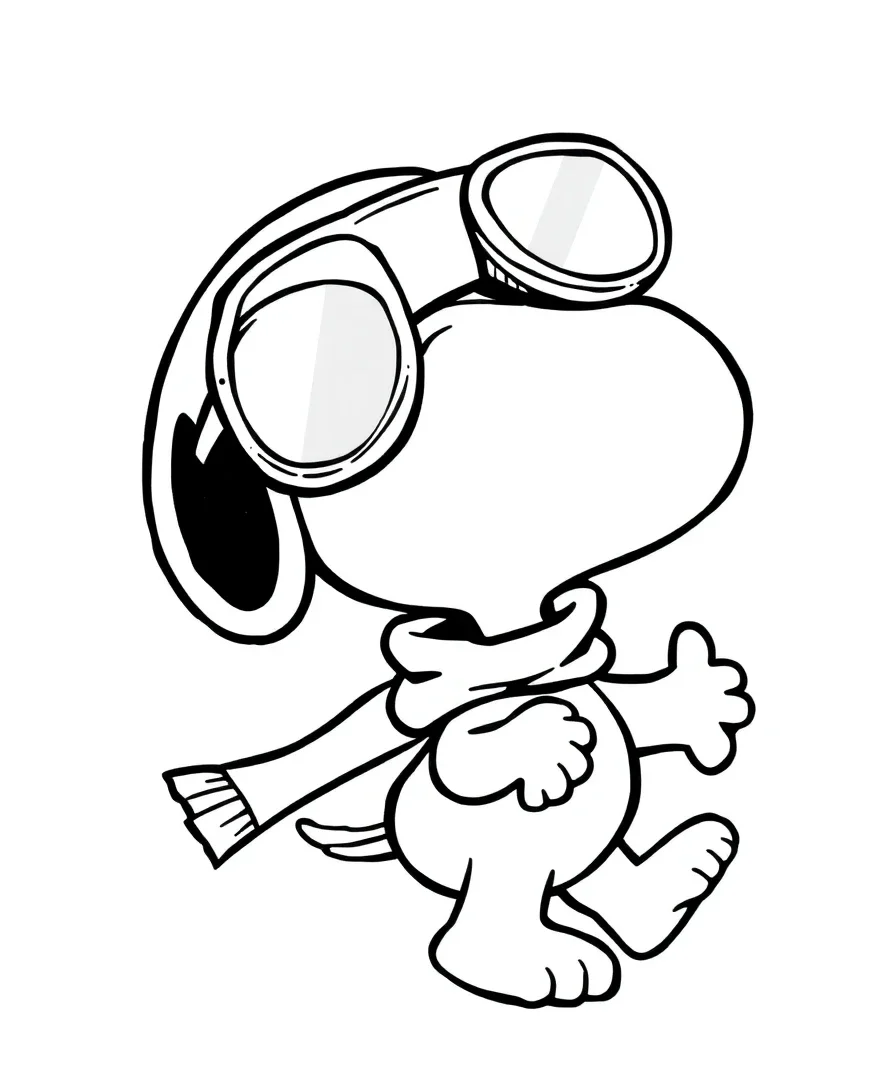 Snoopy in Flight