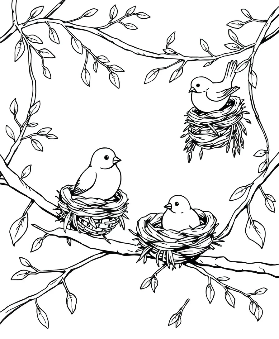 Charming Bird Nests