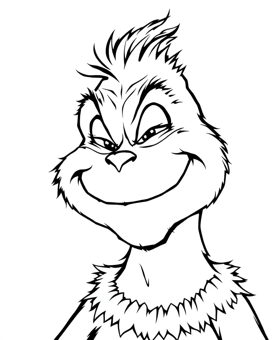 Heartwarming Grinch Smile