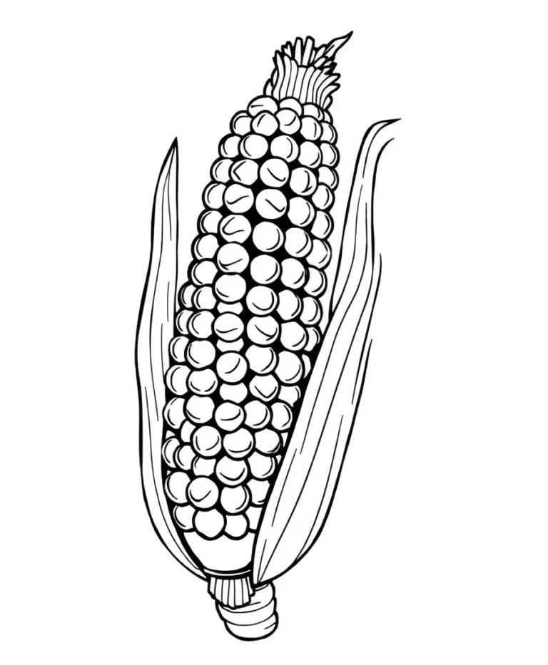 15 Striking Vegetable Coloring Pages for Creative Relaxation