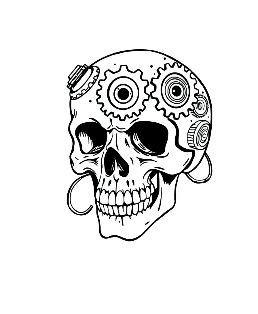 Steampunk Skull