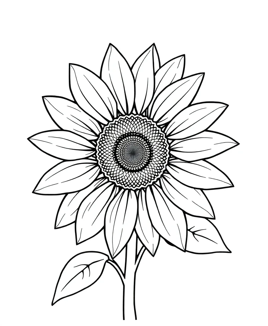 Bold Sunflower Design
