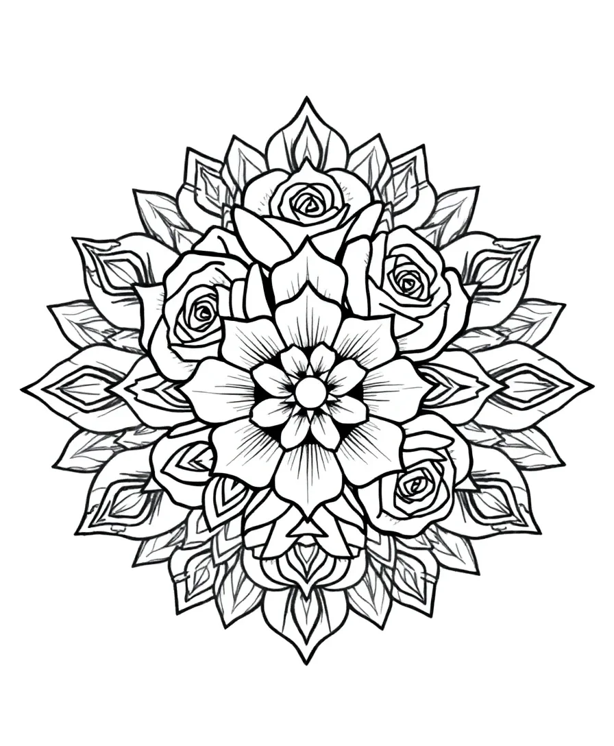 Rose Mandala