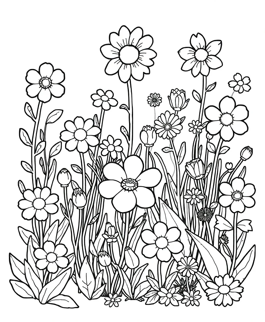 The Enchanting Garden Scene