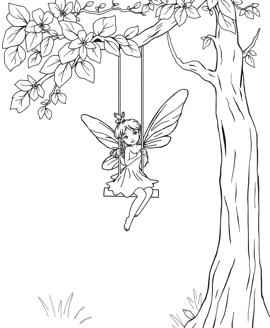 Fairy on a Swing