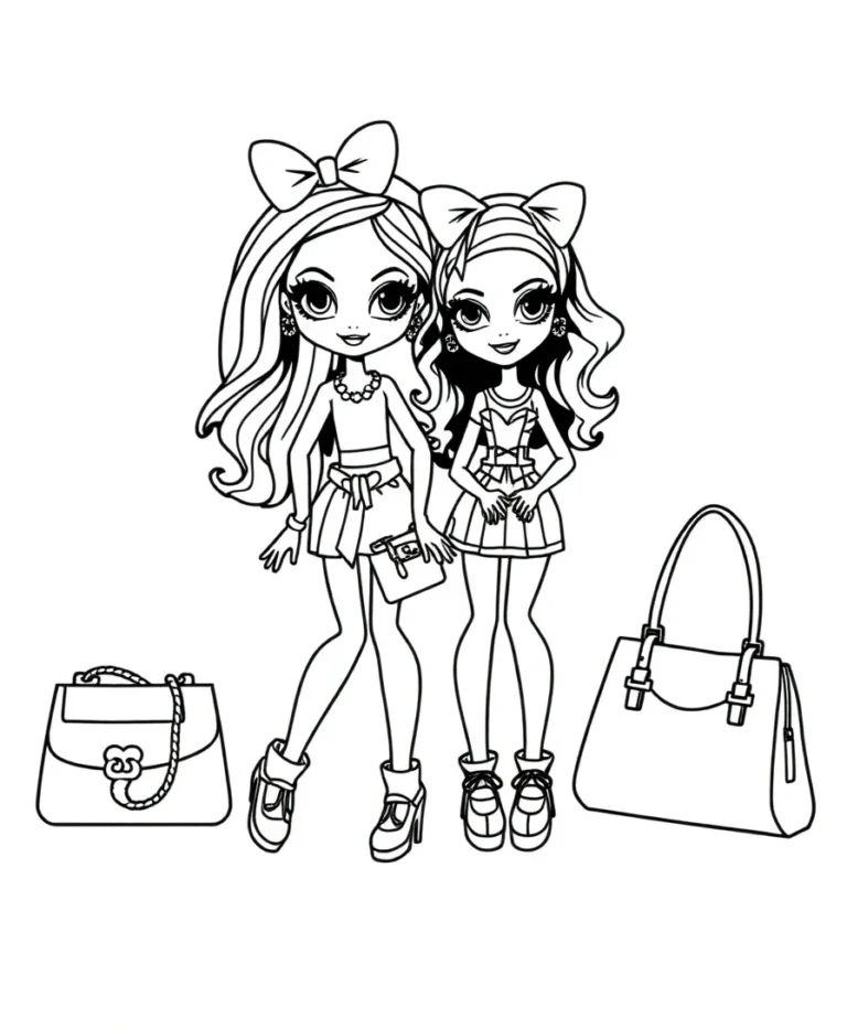 15 Striking Bratz Coloring Pages for Enthusiasts