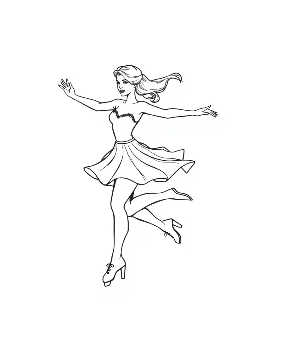 Graceful Ice Skater