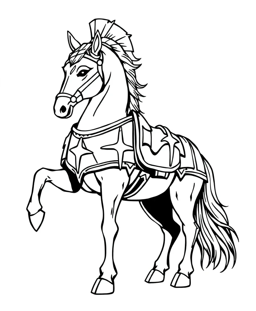 Noble War Horse