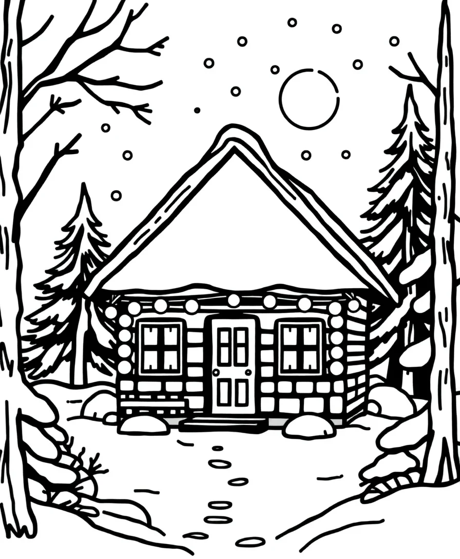 Cozy Winter Cabin