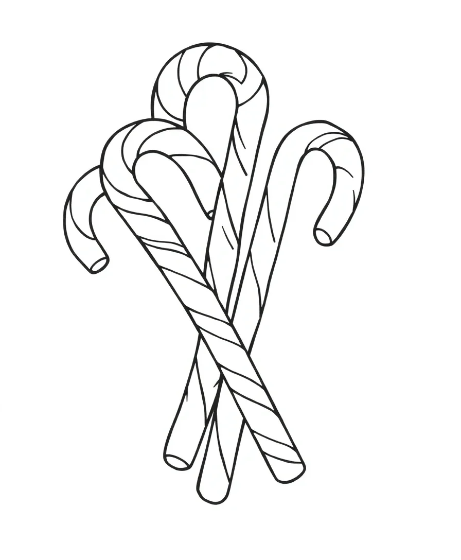 Whimsical Candy Canes