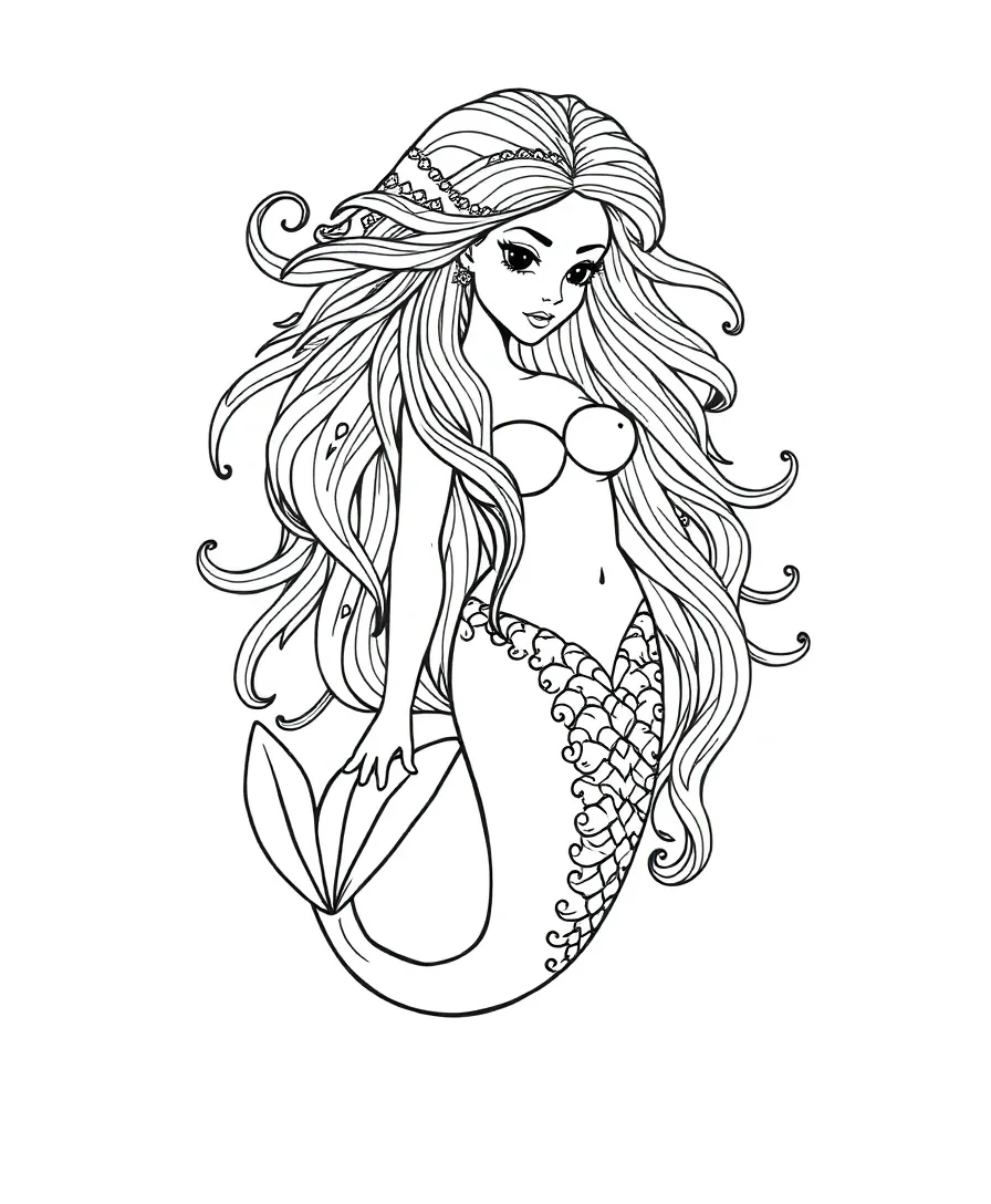 Whimsical Mermaid Hair