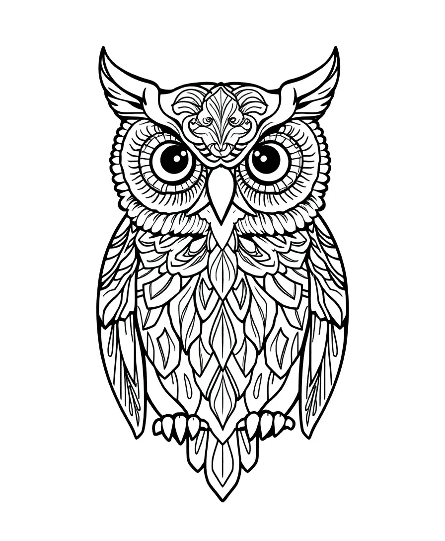Charming Owl Intricacy
