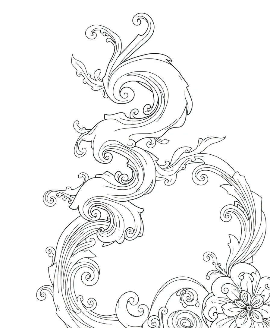 Graceful Powder Swirls