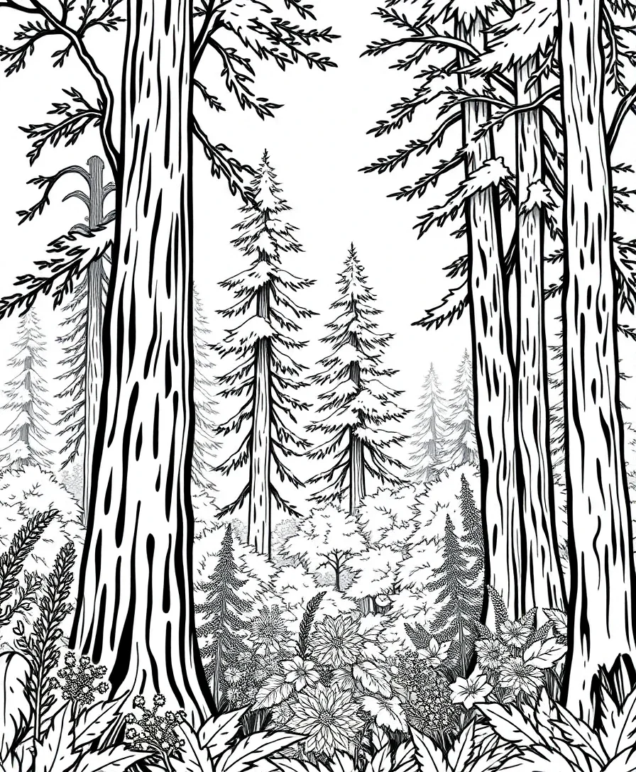 Enchanted Forest Scene