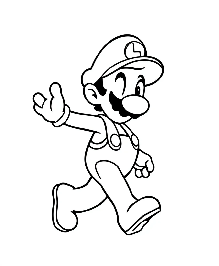Luigi's Confident Stride