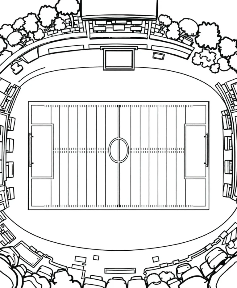 15 Striking Football Coloring Pages for Enthusiasts