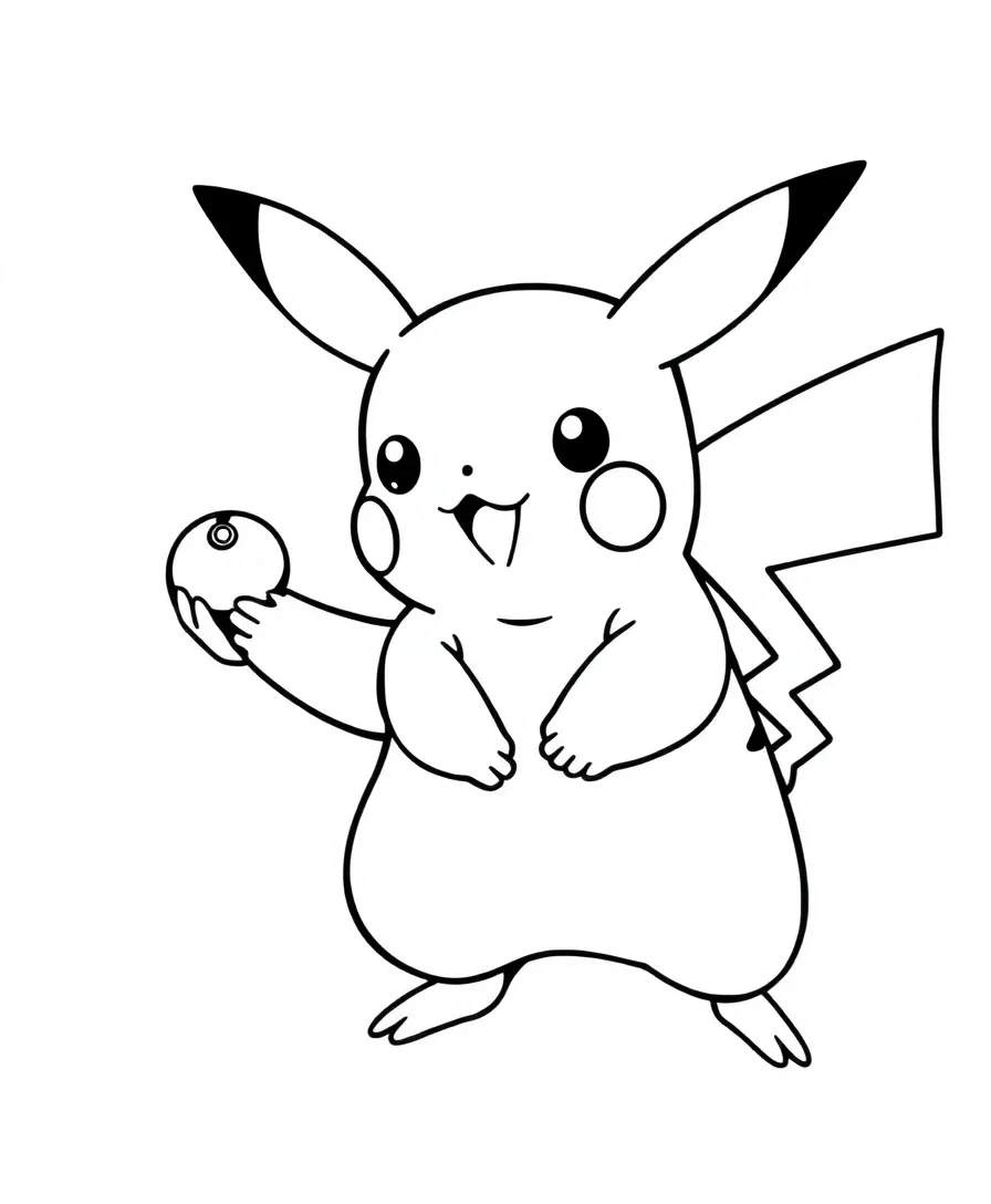 Pikachu with Poke Ball