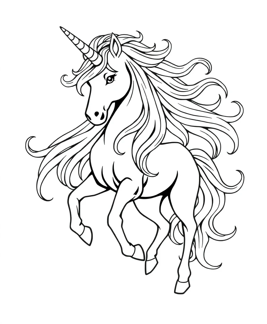 Majestic Unicorn Fantasy