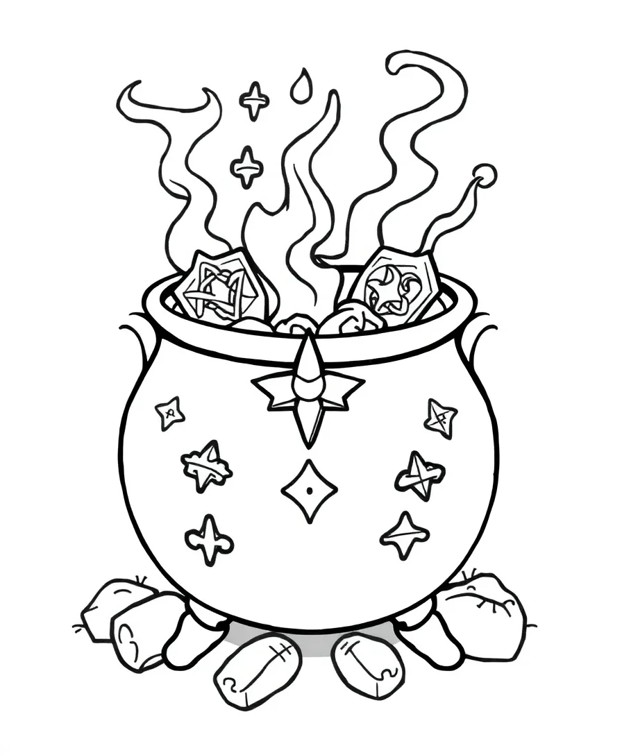 Mystical Witch's Cauldron