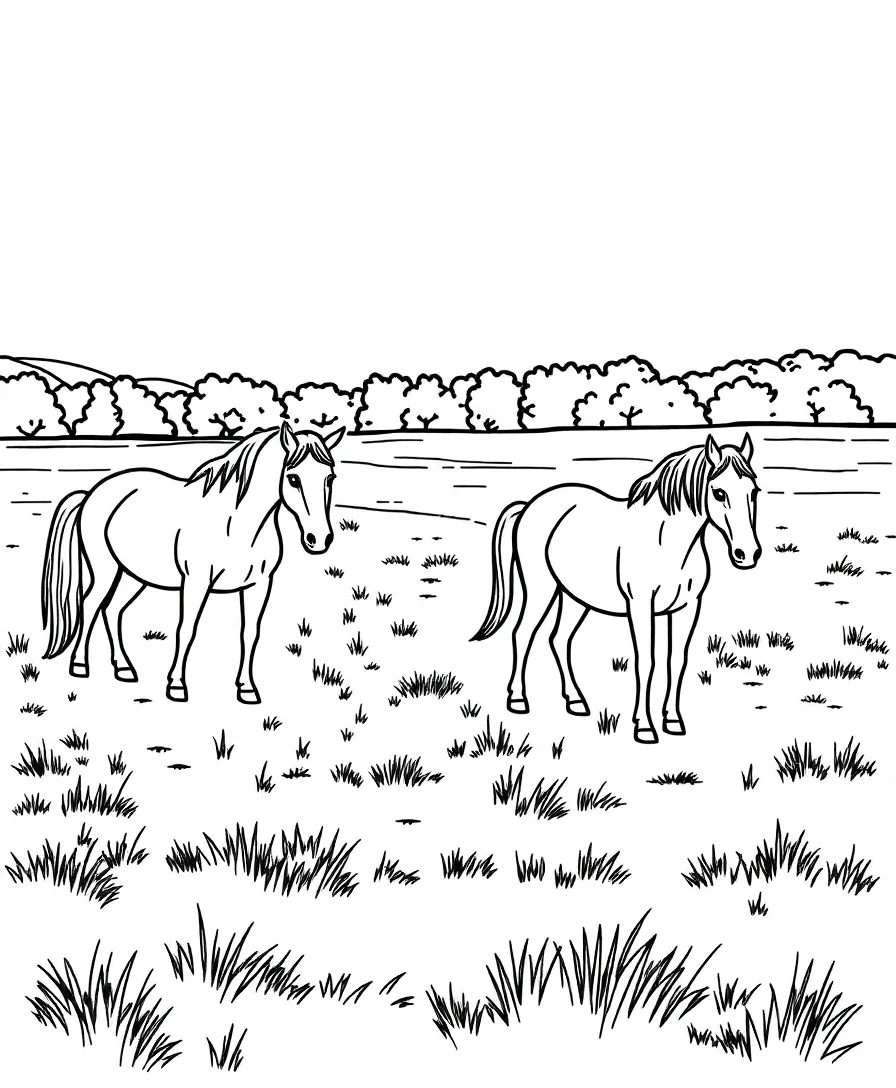Peaceful Pasture Scene
