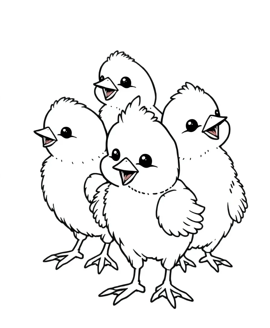 Cute Chick Motifs