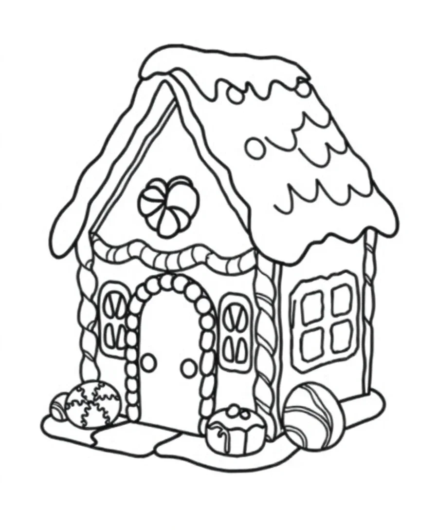 Charming Gingerbread House
