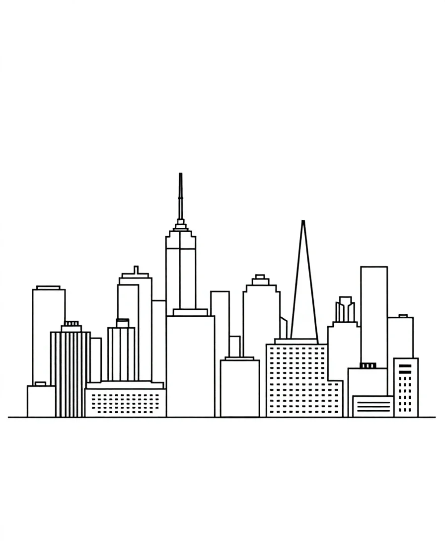 Minimalist Cityscape