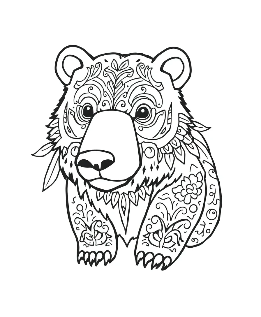 Tribal Bear Art